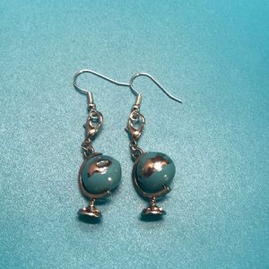 globe drop earrings